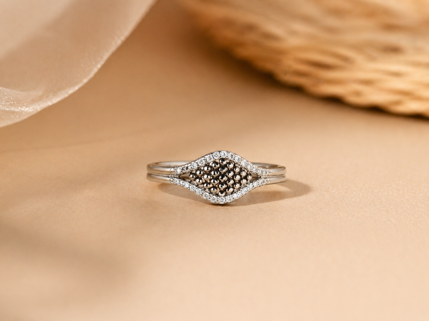 Vintage Diamond Cluster Ring