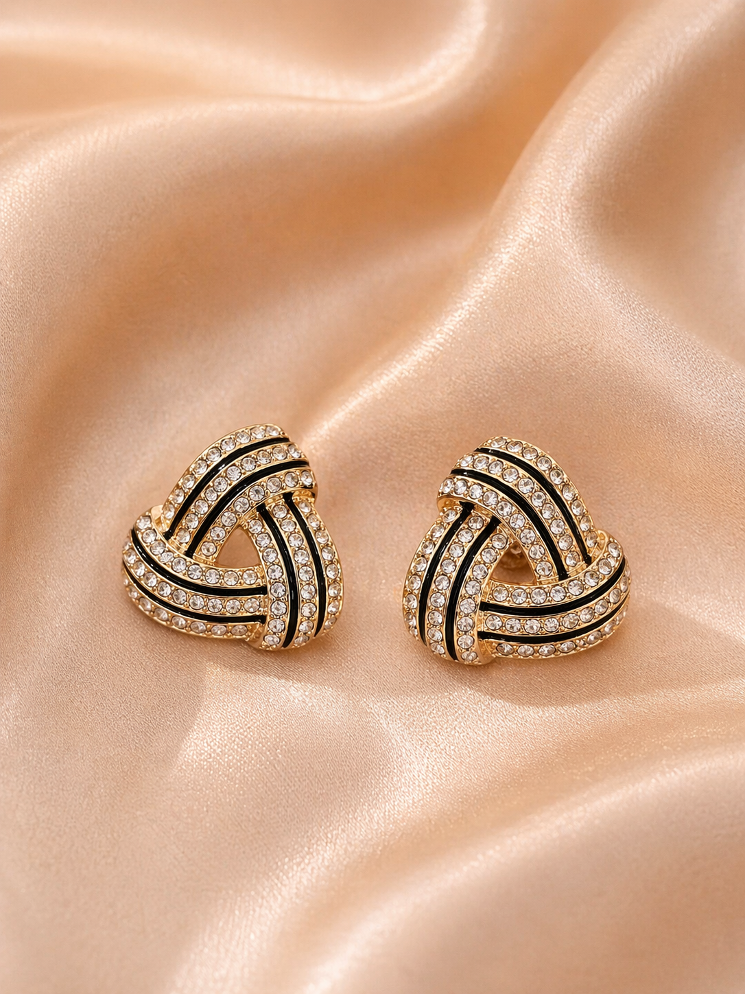 Royal Knot Crystal Luxe Studs