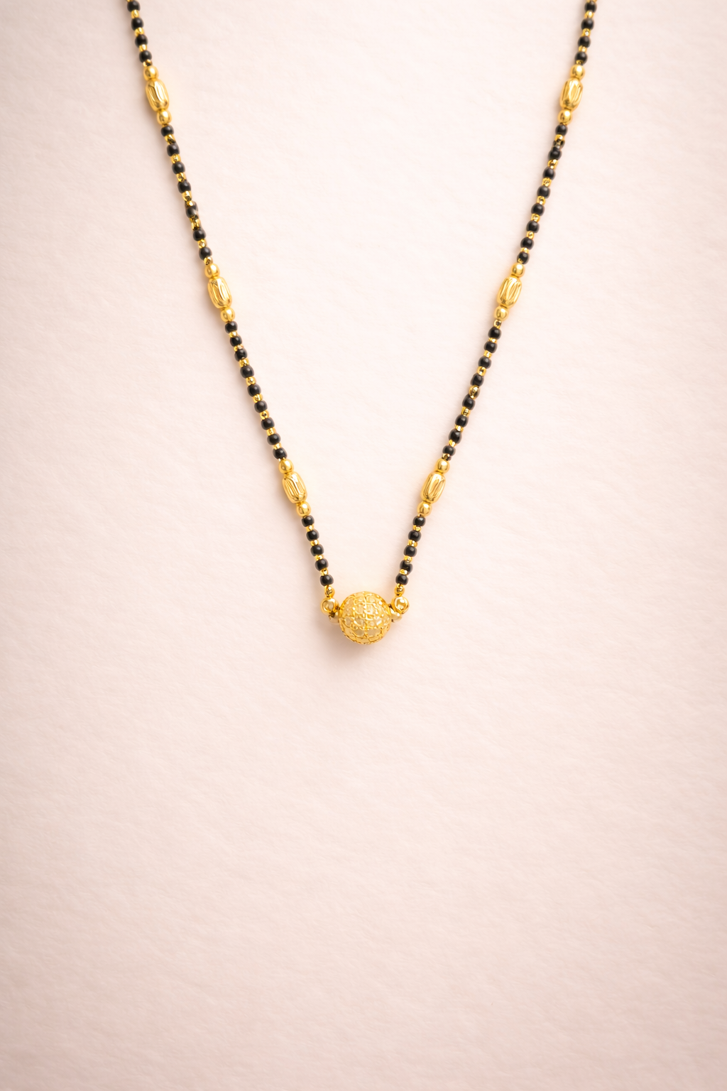 Classic Gold Bead Mangalsutra