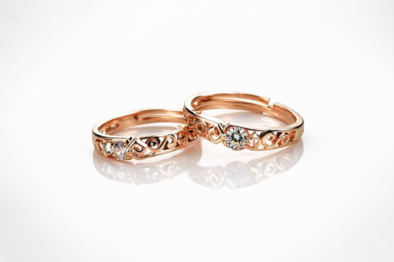 Eternal Love Couple Rings