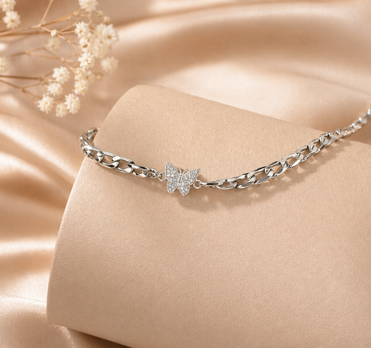 Celestia Butterfly Chain Necklace