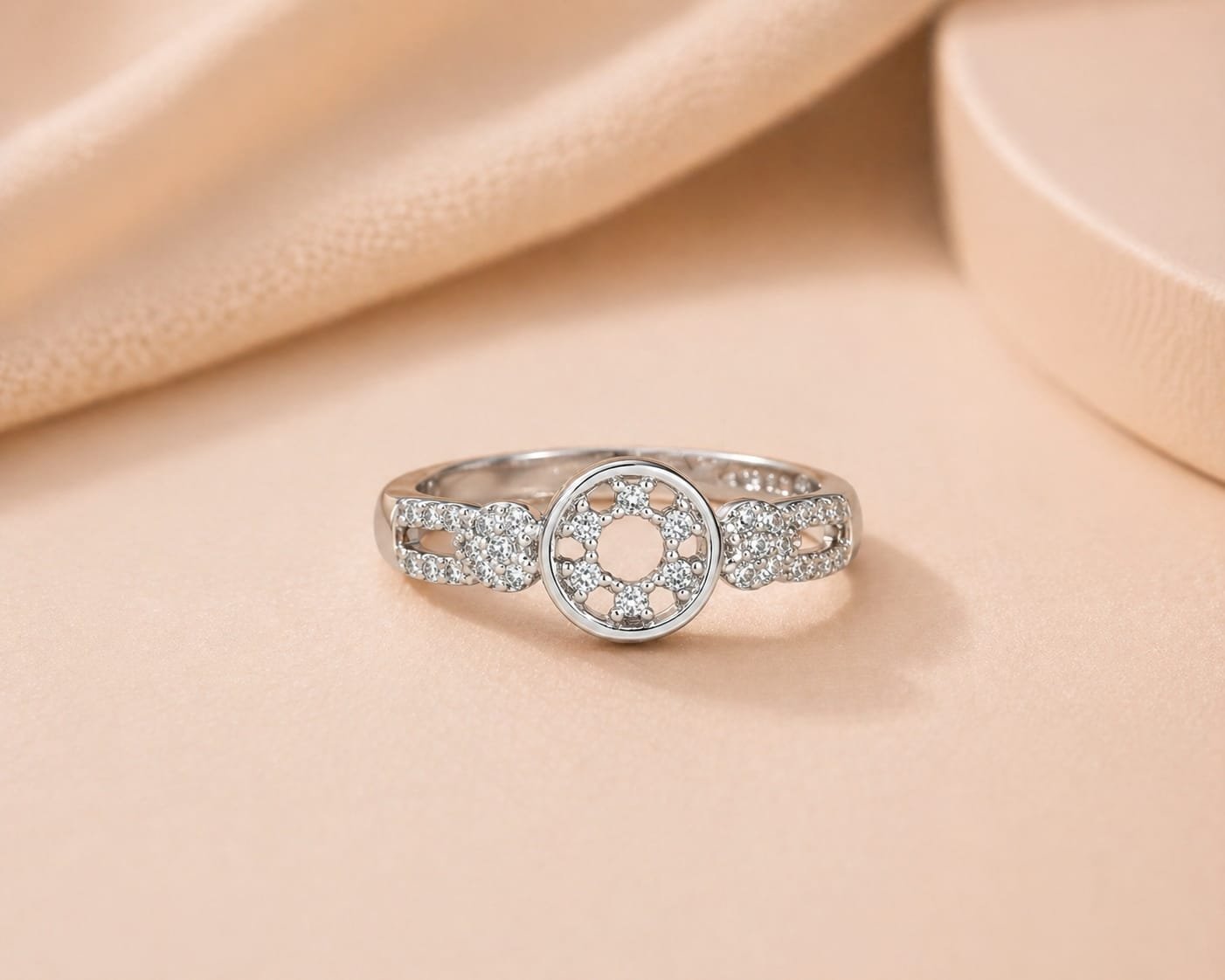 Celestial Circle Spark Ring