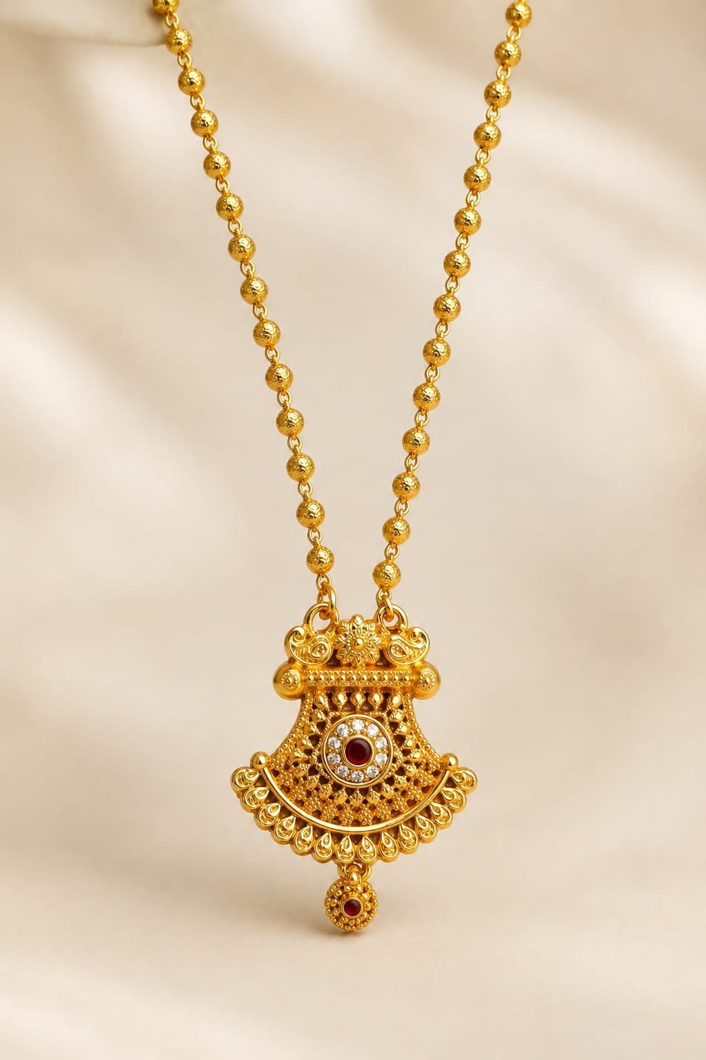 Royal Temple Pendant Necklace