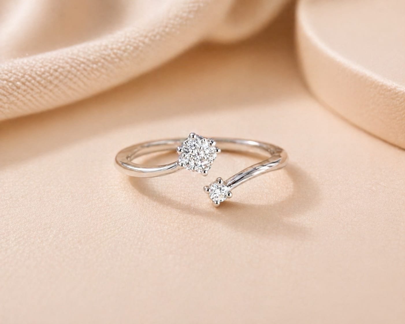 Dual Spark Elegance Ring