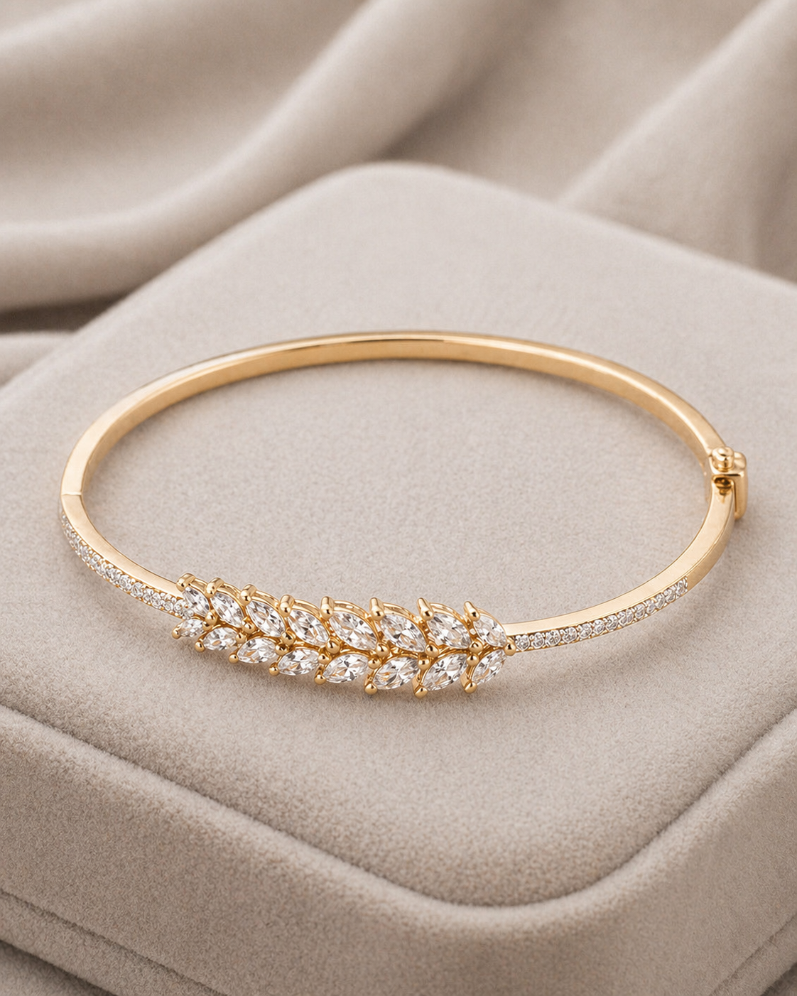 Golden Bloom Crystal Kada