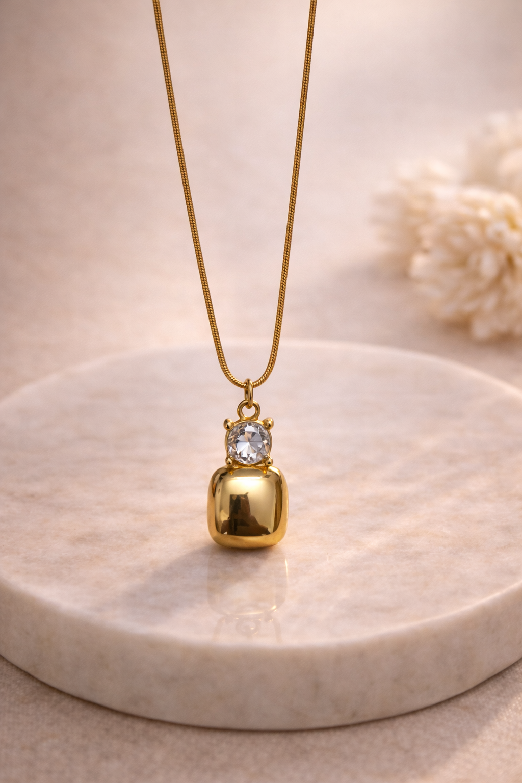 Golden Duo Charm Pendant