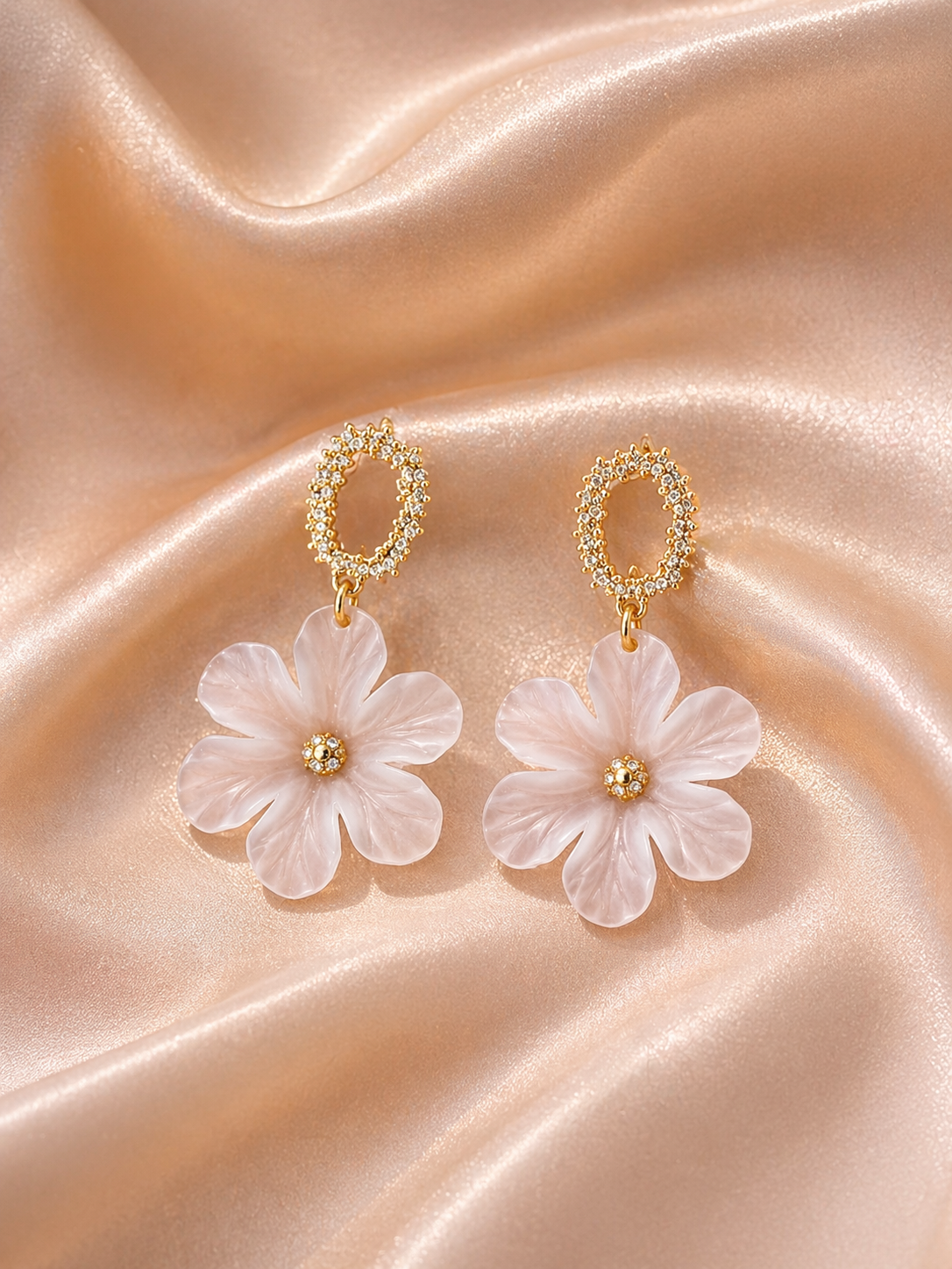Blossom Pearl Luxe Drop Earrings