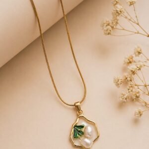 Pearl Blossom Pendant Necklace