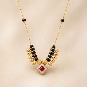 Ruby Glow Designer Mangalsutra
