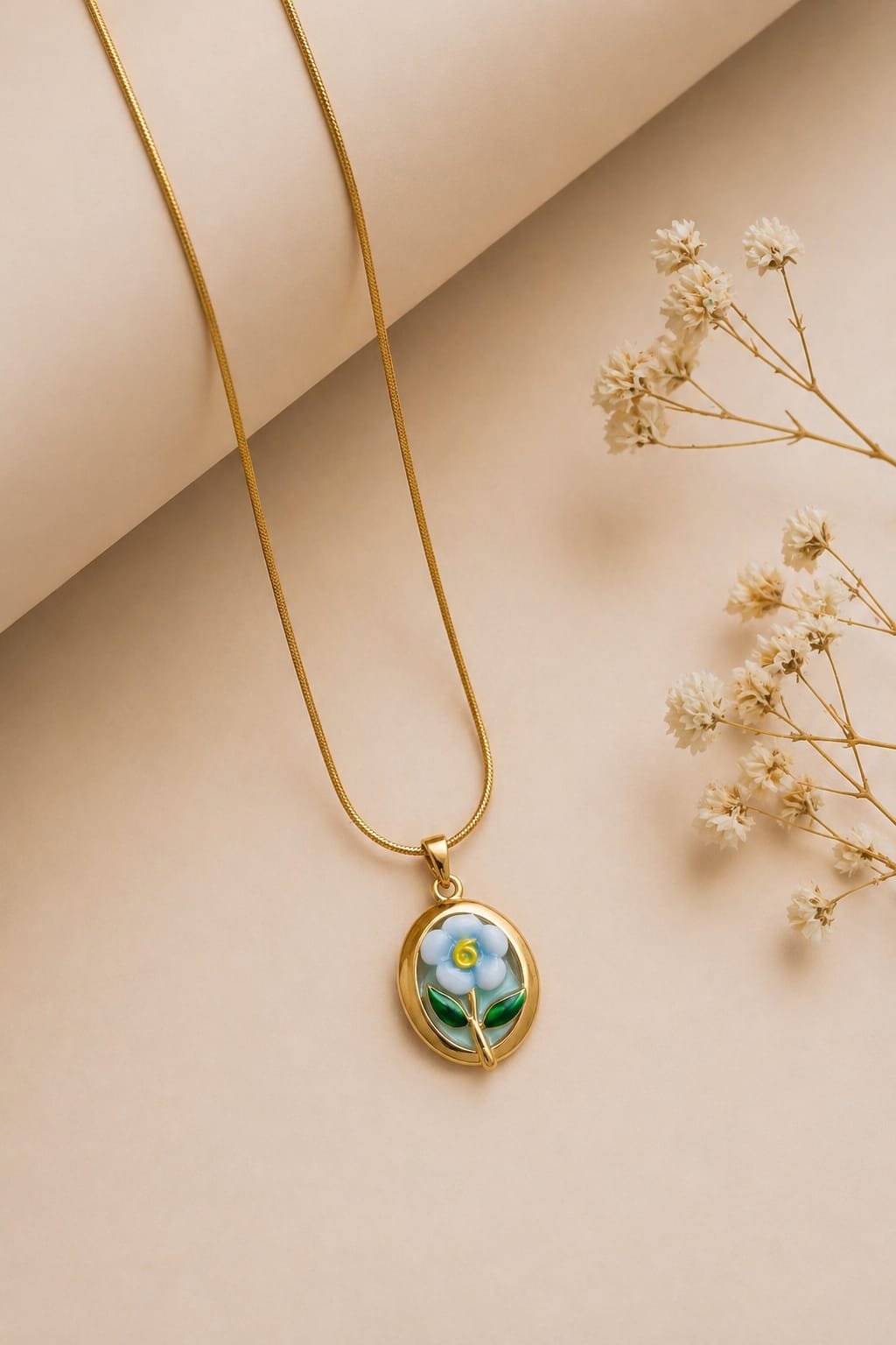 Bloom Charm Floral Pendant Necklace
