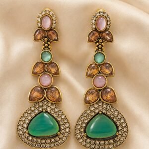 Royal Emerald Drop Earrings