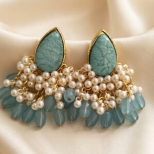Turquoise Ocean Drop Studs