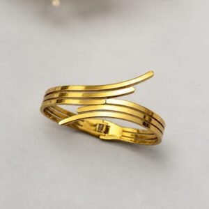 Serpentine Wave Cuff Bangle
