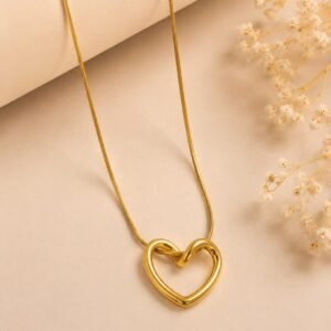 Aria Open Heart Pendant Necklace