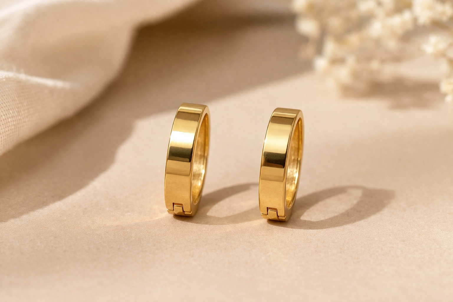 Classic Gold Hoop Earrings