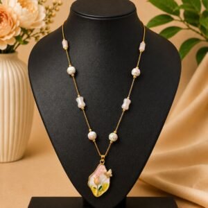 Butterfly Blossom Pendant Necklace