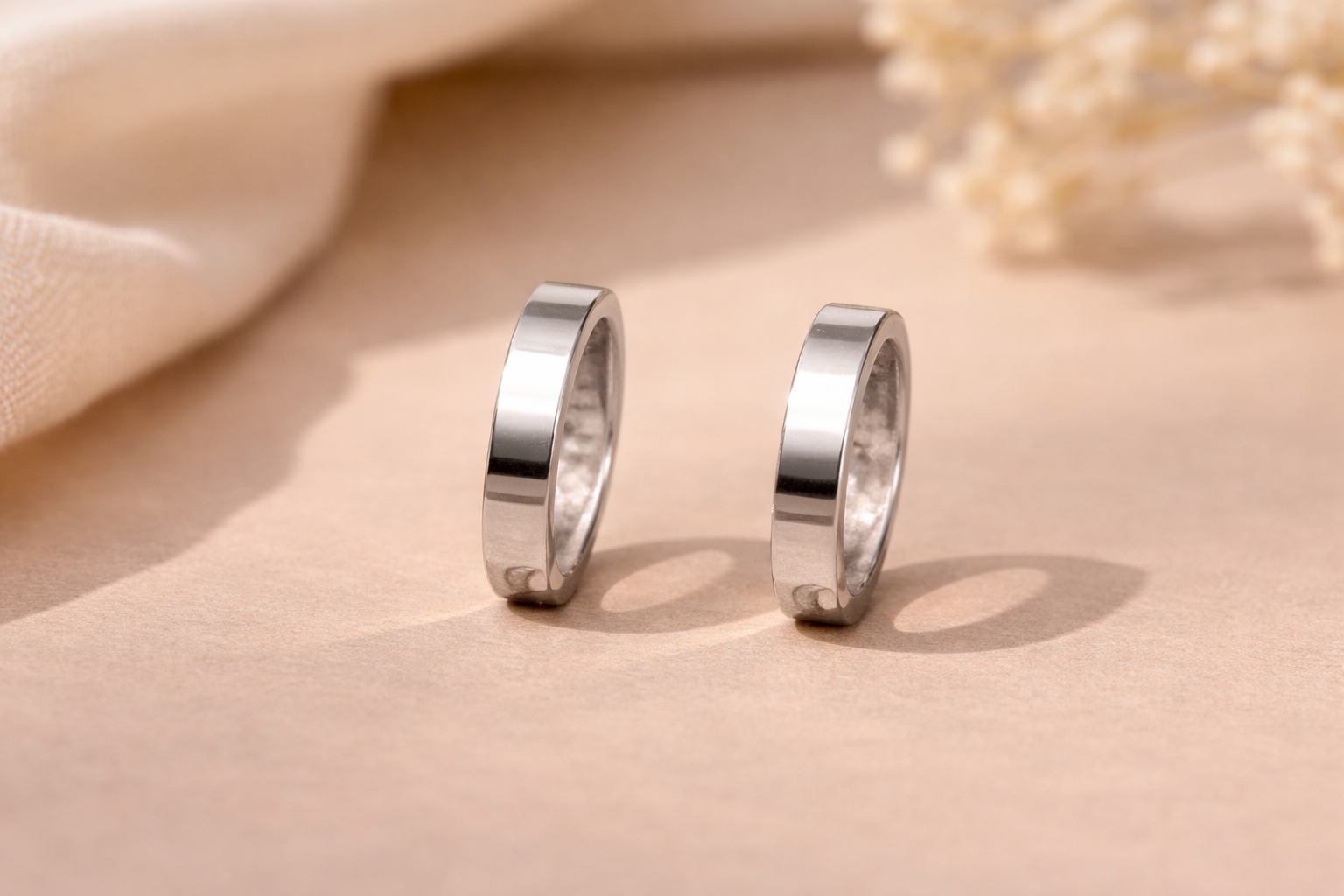Classic Silver Hoop Earrings